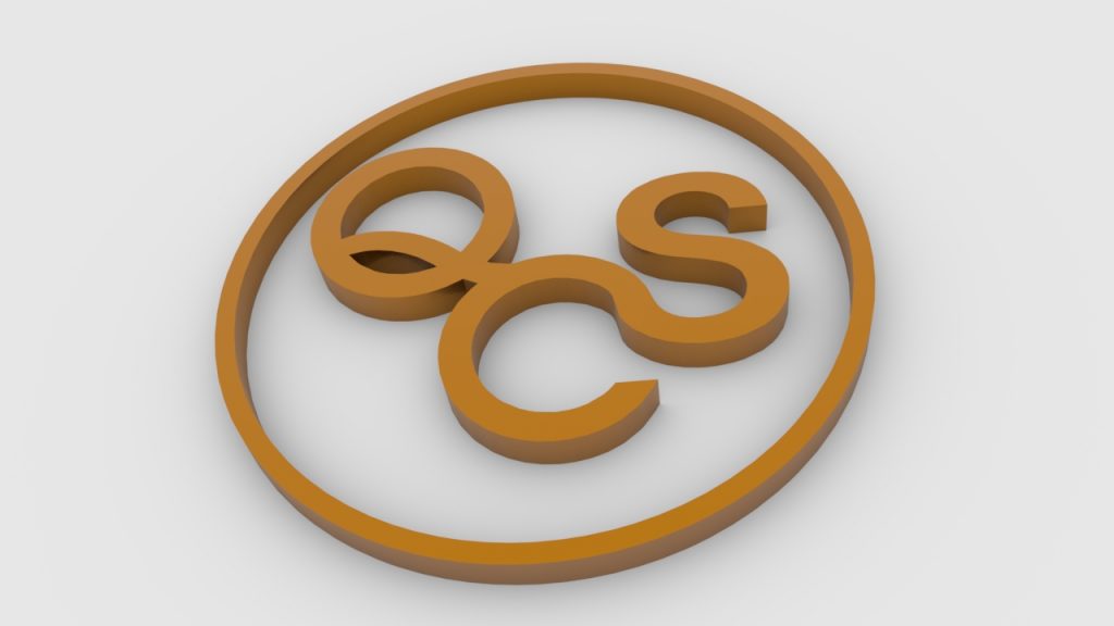 Metal Logo - QCS